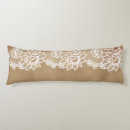 Search for white lace pillows Burlap and lace