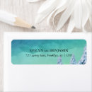 Search for winter rectangle wedding stickers Blue