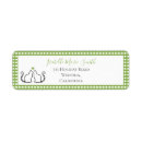 Search for plaid wedding return address labels Black