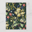 Recherche de william morris cartes postales Vert