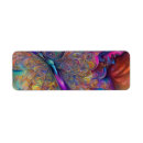 Search for fractal return address labels Flowers