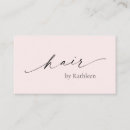 Recherche de hair stylist cartes visite Élégant
