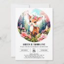 Search for fawn birthday invitations Kids