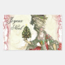 Search for vintage plate stickers Christmas tree