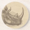 Recherche de rhinocéros dessous de verres Animaux sauvages