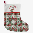 Search for reindeer christmas stockings Plaid