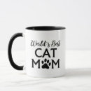 Search for worlds best cat mom mugs Funny