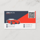 Recherche de voiture rouge cartes visite Professionnel