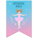 Search for ballerina bunting flags Party