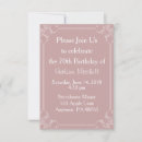 Search for fancy birthday invitations Feminine