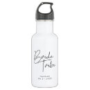 Search for bachelorette party water bottles Bride tribe