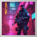 Recherche de cyberpunk posters Néon
