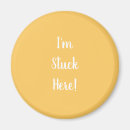Recherche de jaune et blanc magnets Typographie