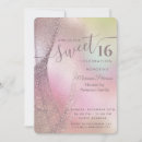 Search for abstract sweet 16 invitations Princess