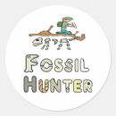 Search for fossils stickers Paleontology