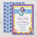 Search for blue mermaid invitations Seashells