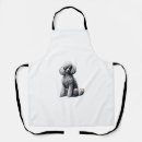 Search for poodle lover aprons Animal