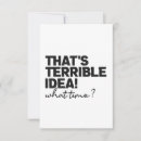 Search for sarcastic thank you cards Humour