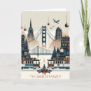 Search for california christmas cards Golden gate bridge