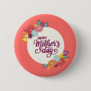 Recherche de mum badges Floral
