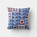 Recherche de fleurs stylisées coussins Moderne