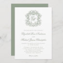 Search for regency era invitations Sage green