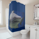 Search for great white shark shower curtains Ocean