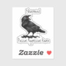 Search for white raven stickers Nevermore