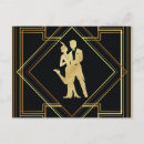 Recherche de gatsby cartes postales Noir et or