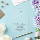 Search for elegant clear wedding invitations Simple