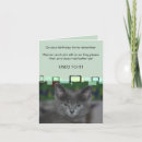 Search for retro cat birthday cards Unique