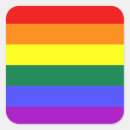 Search for flags small square stickers Gay