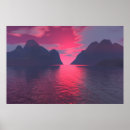 Search for red sky posters Mountains