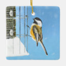 Search for chickadee ornaments Winter