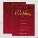 Search for red gold christmas wedding invitations Floral