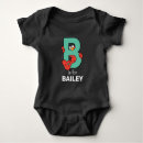 Recherche de monogramme b bébé vêtements Initiale