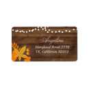 Search for autumn leaves return address labels Wood