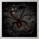 Search for black widow spider art Red