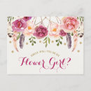 Search for flower girl cards Watercolor