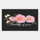 Search for thinking of you rose stickers For her