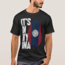 Recherche de drapeau laos vêtements Chemise