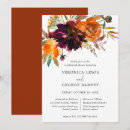 Search for orange rehearsal dinner invitations Floral