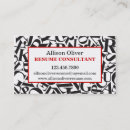 Search for resume business cards Modern