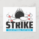 Search for strike postcards Bowling
