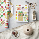 Search for fruit and vegetables wrapping paper Food