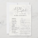 Recherche de mot invitations Élégant