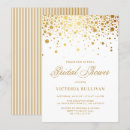 Search for faux gold bridal shower invitations Foil