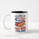 Search for funny hot dog mugs Patriotic