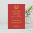 Search for red chinese wedding invitations Modern