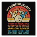 Search for funny bowling posters Vintage